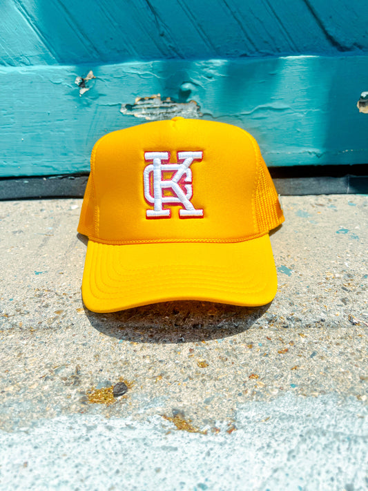 KC GOLD TRUCKER HAT