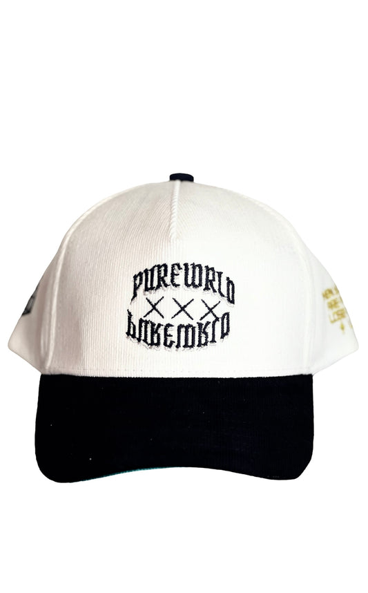 PURE WRLD STAPLE SNAPBACK ( CORDUROY )